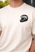 Polera ICONS orgánica HELMET NEGRO