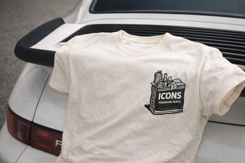 Polera ICONS orgánica SMOKE B/W